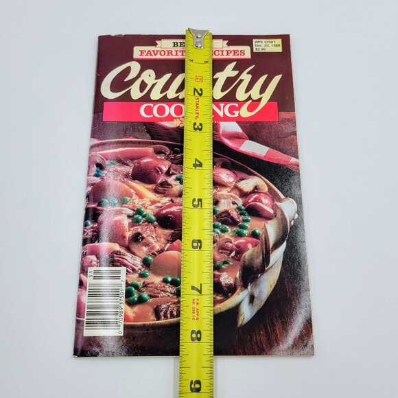 Vintage Cookbooks Gourmet June 2000 Country Cooking December 1988 Cooking Recipe - Picture 15 of 15